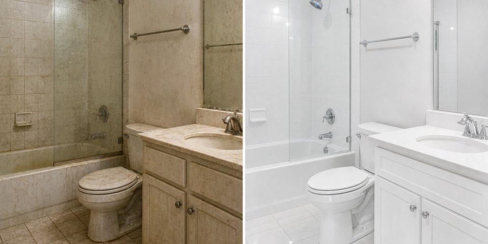 Deep Cleaning before and after